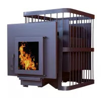 Печь банная ComfortProm СТАЛЬ 8 мм (для парной до 16 м3) со стеклом