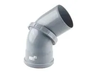 Колено для внутренней канализации 110/50/50х45 левый/правый РосТурПласт
