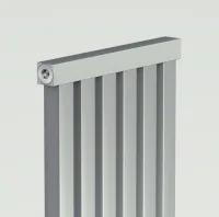 Вертикальный Трубчатый Дизайнерский Алюминиевый радиатор Fusion Quadra (1800 mm.)