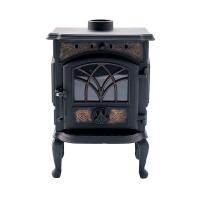 Печь-камин "СИБИРЬ-7" чугунная со стеклом