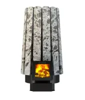 Дровяная банная печь Grill'D Cometa Vega 180 Long Stone Pro (Серпентинит)