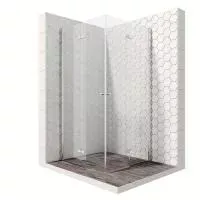 Прямоугольное душевое ограждение с раздвижными дверями 