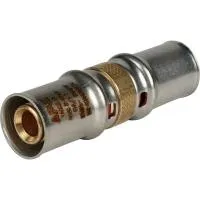STOUT  SFP-0003-001616 Муфта соединительная равнопроходная для металлопластиковых труб прессовой